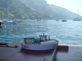 Boat breakfast at Positano