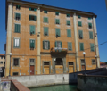 Canal side building Livorno
